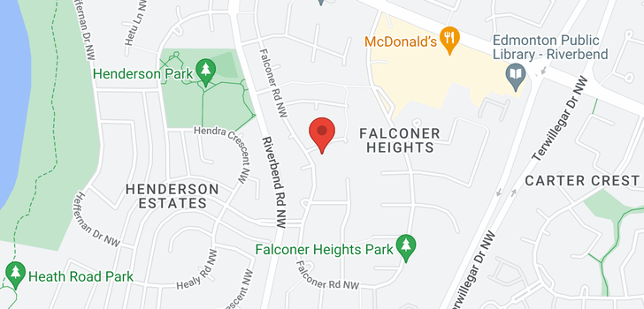 map of 1351 FALCONER RD NW